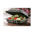 thumbnail image 7 of Pactiv Evergreen Earthchoice Smartlock Microwavable Hinged Lid Container, 8.31 x 8.35 x 3.1, Black, Plastic, 200/Carton, 7 of 7