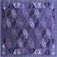 thumbnail image 1 of Ahgly Company Indoor Square Oriental Blue Industrial Area Rugs, 5' Square, 1 of 4