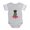 Heather Gray, variant on CafePress - FIN Lhasa Apso Valentine - Cute Infant Baby Football Bodysuit