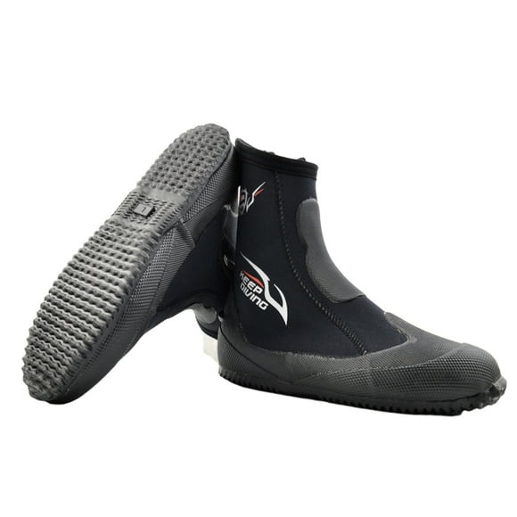 Bottes de Plongée pour Adultes 5MM Néoprène Bottines Hautes Chaussures pour Femmes Hommes Protection des Pieds Accessoires de Surf TG 43-44
