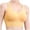 Yellow, variant on Iyufng Sports Bras for Women Plus Size,Push Up Wirefree Bra,Large Size Sports Underwear Women's Beautiful Back No Steel Shockproof Bra Vest Type Fitness Bra