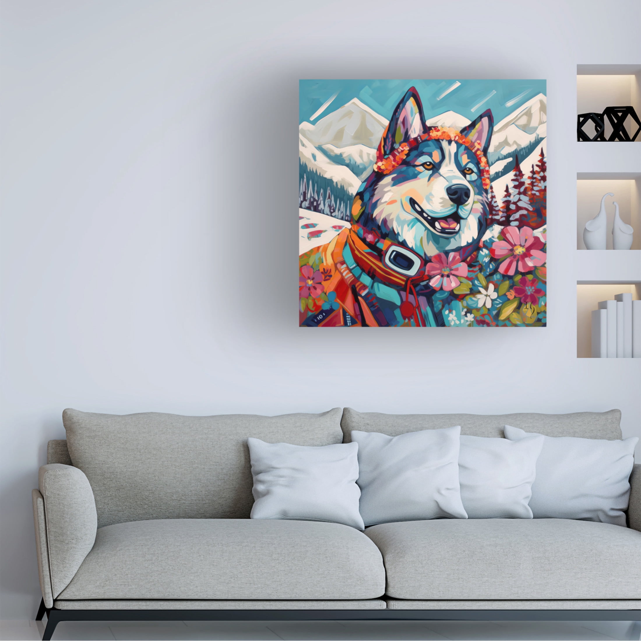 Canvas Wall Art - Ivan Guaderrama 'Dreams Await' Wall Art for Living Room, Bedroom, or Office Décor by Trademark Fine Art - 24 x 24 Inches