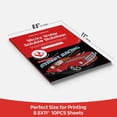 thumbnail image 3 of Richword Printable Water-Soluble Embroidery Stabilizer Sheets, 10 Pack, 8.5" x 11", Wash Away Sticky Embroidery Paper for Hand & Home Machine Embroidery, 3 of 9