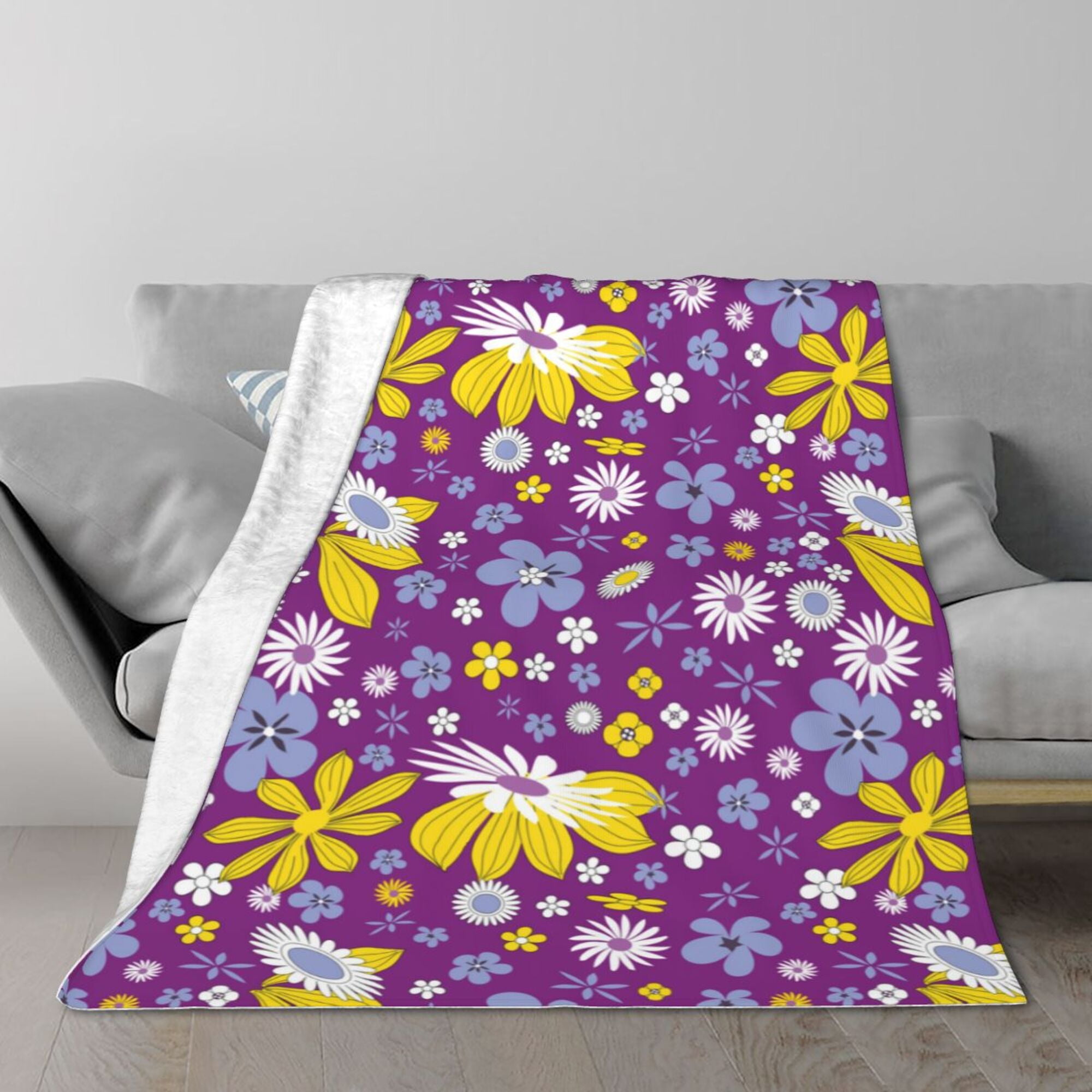 Purple Blossom Quilted Blanket NCU0TL371 main image 0