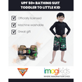 thumbnail image 2 of Monster Jam Grave Digger UPF 50+ Swim Trunks Bathing Suit Toddler to Little Kid, 2 of 5