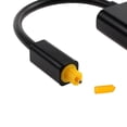 thumbnail image 3 of SPDIF / Divisor de sonido digital óptico Cable de sonido de fibra (Negro) Hugo Cable de audio de fibra digital, 3 of 10