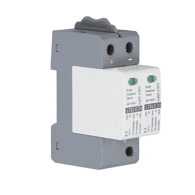 Riwesomey Dispositivos de protección contra sobretensiones fotovoltaica Herramientas eléctricas 2P20KA 600vdc Riwesomey TO010244-03