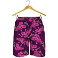 Colorful 3d Print Flower Beach Shorts Men Summer Hawaiian Quick Dry