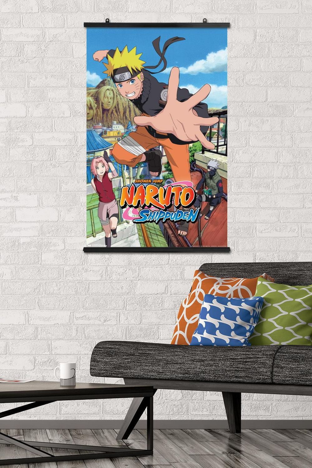 Naruto Shippuden - Jump Wall Poster, 22.375" x 34"