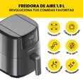 thumbnail image 4 of Cheman Freidora De Aire Compacta Digital 2 Qts Color Gris, 4 of 7