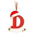 thumbnail image 2 of Christmas Little Red Hat Letter Pendant DIY Writable Name 26 Letter Pendant, 2 of 3