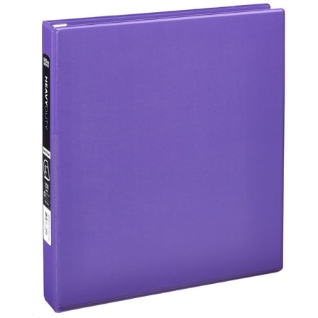 Office Depot® Brand Heavy-Duty D-Ring Binder, 1" Rings, 59% Recycled, Purple