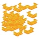 thumbnail image 5 of 30 piezas de fijadores de vías Hugo juego de piezas de pista de juguete educativo amarillo, 5 of 10