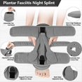 thumbnail image 3 of FéRula para Fascitis Plantar, Soporte para Pies, FéRula para Aliviar la Fascitis Plantar, Ajuste para Mujeres y Hombres, Camilla OrtopéDica Ajustable, 3 of 5