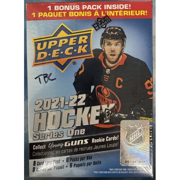 2021/22 Upper Deck Series 1 Hockey Blaster Box