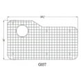 thumbnail image 2 of Dawn Kitchen & Bath G037 28.38 in. x 16 in. Bottom Grid For Dsu3118, 2 of 2