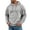 Light Gray, variant on Domzest Mens Waffle Hoodies Long Sleeve Drawstring Hooded Sweatshirt 2026 Fall Casual Textured Streetwear Pullover Navy M