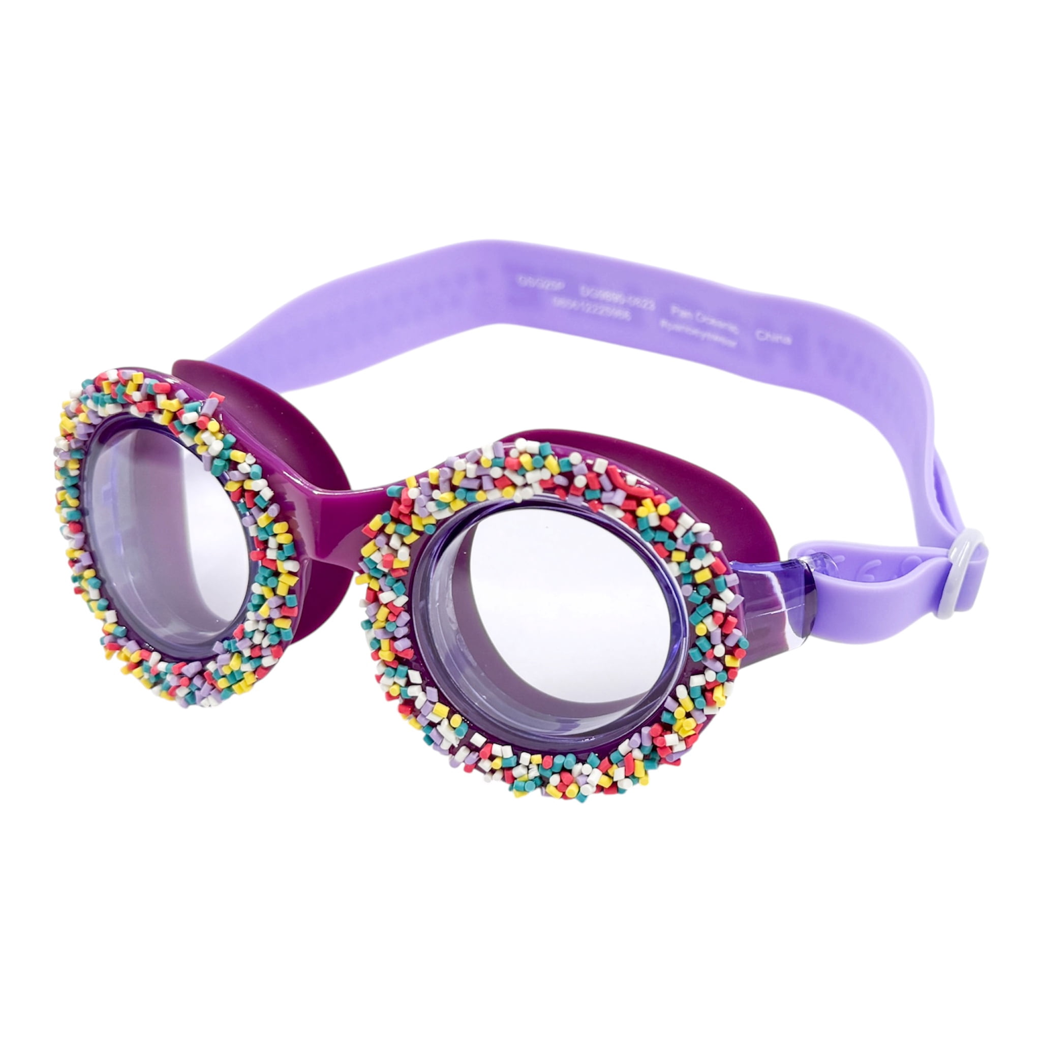 Purple Sprinkles Swim Googles