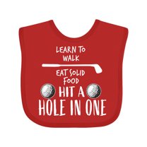 Inktastic Golf To-do List Future Golfer Boys or Girls Baby Bib