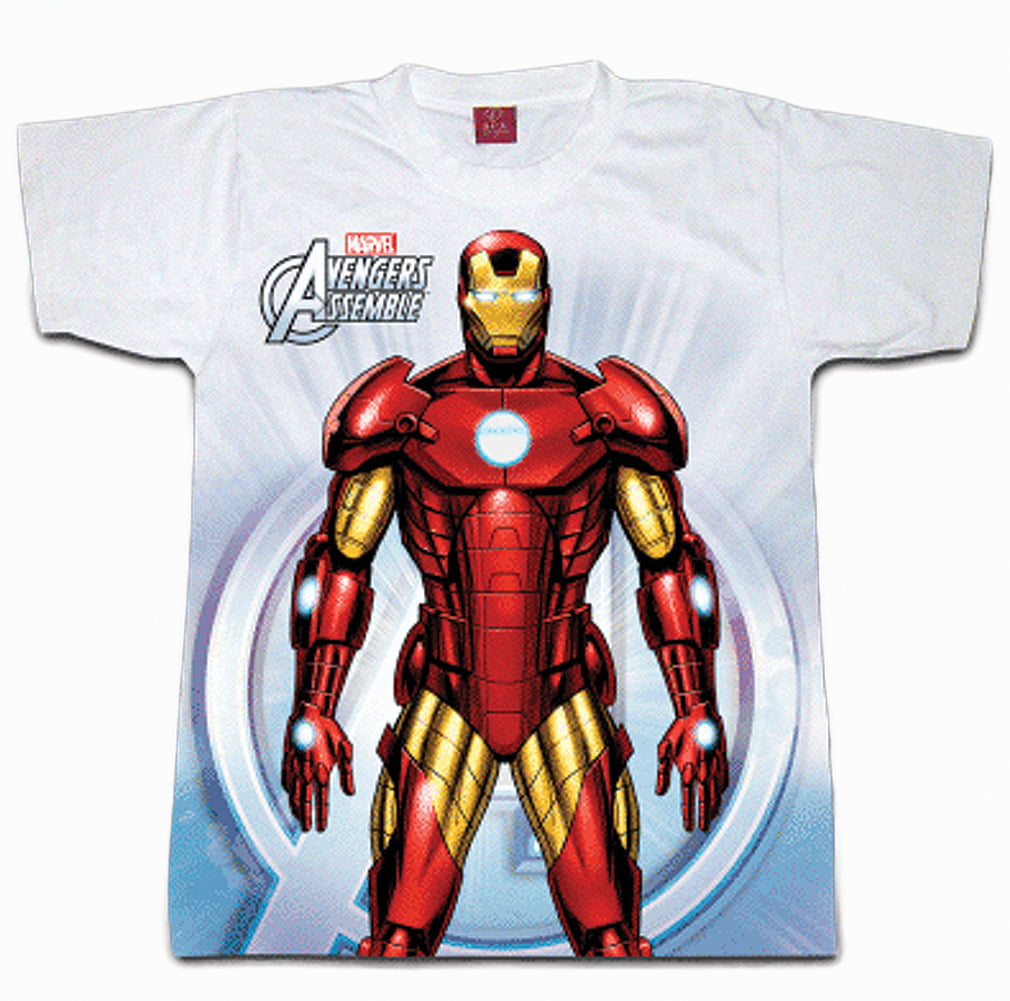 iron man t-shirt with glowing chest piece