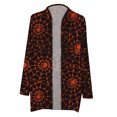 thumbnail image 4 of Cardigans pour Femmes Cardigan à Manches Longues à Col Rond Imprimé Floral Veste Boho Cardigan en Solde, 4 of 5