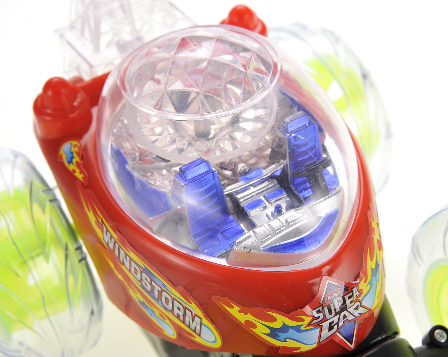 PlayWorld Ready! Set! Race! RC Stunt Twister Car w/ Light & Music - Red