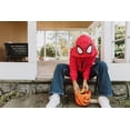 thumbnail image 6 of Marvel Spider-Man Toddler Boys' Cosplay Fleece Zip-Up Hoodie Spider Man Red Blue, 6 of 7