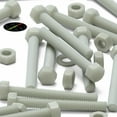 thumbnail image 2 of 50 x Glass Filled Reinforced, Super Nylon Hex Head, M6 x 50mm, Machine Screws, Plastic Nuts and Bolts, Washers, (15/64 x 1 37/64 in), 2 of 10