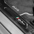 thumbnail image 4 of 2PCS Car Threshold Protection Sticker Decals Trim Real Carbon Fiber Scuff Plate Door Entry Guard compatible with Alfa Romeo Giulia 2017 2018 2019 2020 2021 2022 Accessories -- Stelvio Not Fit (Black), 4 of 4