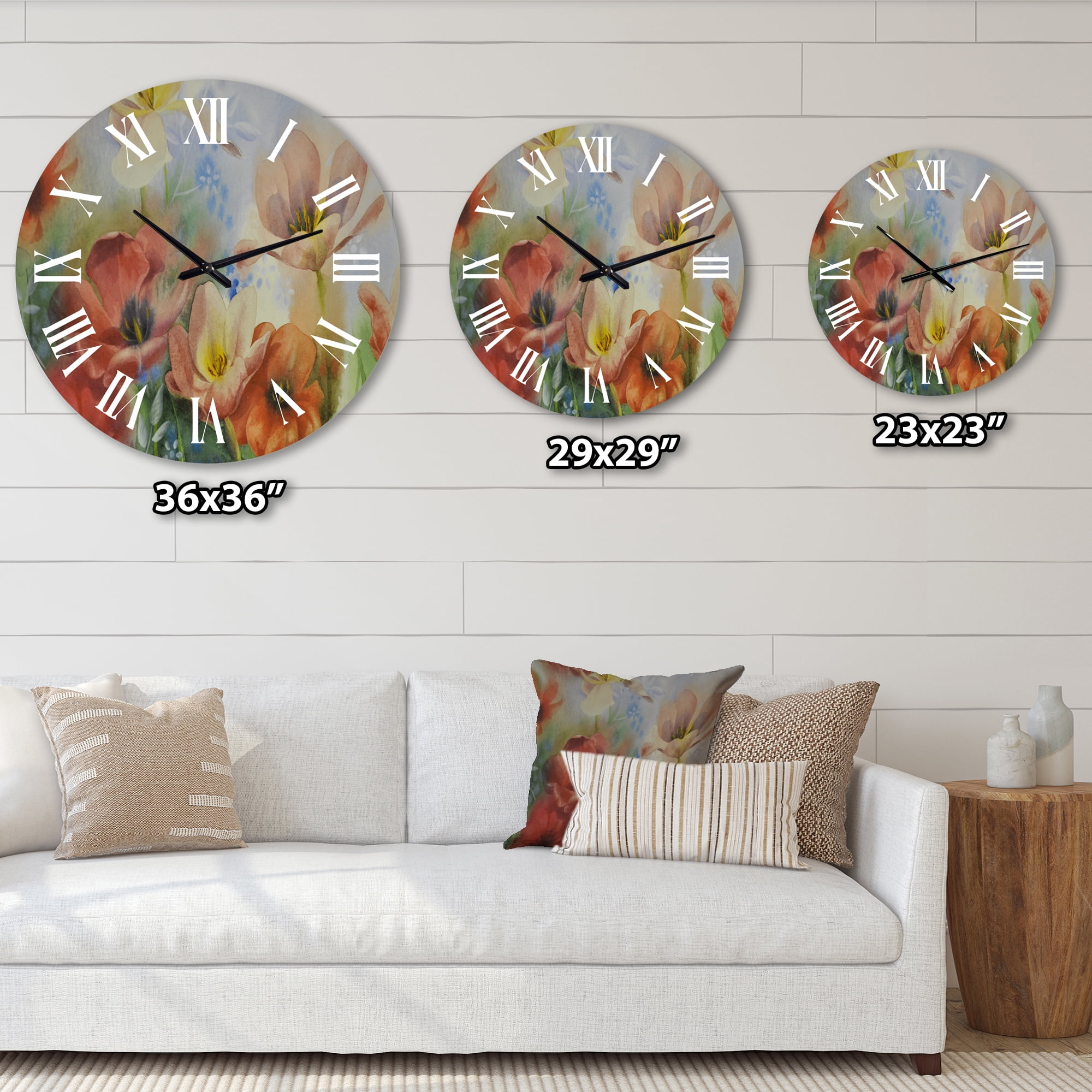 Designart 1 in Traditional Wall Clock