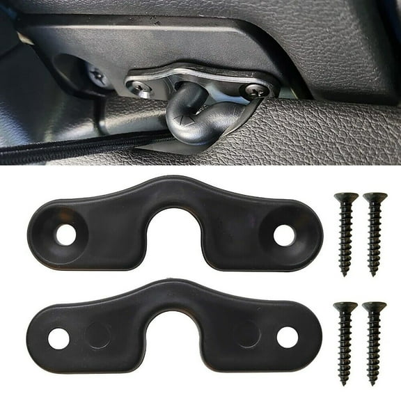 2x Long-Lasting Sun Visor Clips for Jeep Wrangler JK/JL 2018-2022, Gladiator 2020-2022 Space-Saving Convenient