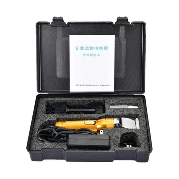 Cortapelos para mascotas,Cortapelos para mascotas Perros Gatos profesionales,Tijeras para ovejas Cortadoras eléctricas Granja Ganadería,Máquina de corte Kit de aseo Corte de pelo