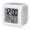 Gray, variant on Sage Green Digital Alarm Clock for Bedrooms,Smart LED Alarm Clock with 7 Color Changing Night Light,Vintage Minimalist Botanical Stripes Pattern Silent Wake Up Clocks for Sleep Study 3.2"x3.2"