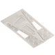 thumbnail image 2 of Pegatina decorativa para coche RC, exquisitas calcomanías decorativas de acero inoxidable para coches Traxxas 1/18 RC, 2 of 8