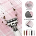 thumbnail image 5 of Round Rugs 4Ft, Pink Buffalo Plaid Round Area Rug Washable Indoor Throw Carpet, Farmhouse Modern Checkered Soft Non Slip Circle Rug for Kitchen Nursery Room Home Decor Aesthetic, 5 of 8