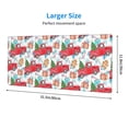 thumbnail image 2 of Rocae Watercolor Red Truck And Fir Tree for Gaming Mouse Pad, Mouse Pad Large, Office Computer Keyboard Mousepad, Keyboard and Mouse Pad with Stitched Edges,31.5 x 11.8 in, 2 of 5