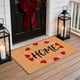 thumbnail image 1 of Felpudo de bienvenida de San Valentín con corazones rojos y rosas | Alfombra antideslizante para interior y exterior, ideal para porche y entrada | Tapete decorativo de 40 x 60 cm, 1 of 6