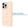 thumbnail image 5 of Apple iPhone 16 Pro Shockproof Silicone Case, Rugged Soft Gel Rubber Cover, Ultra Slim Anti-Scratch Design with Microfiber Lining, Protective Phone Case for iPhone 16 Pro-Pink, 5 of 7