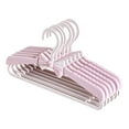 thumbnail image 4 of Multifunctional Adjustable Kid Hanger Clothes Rack Retractable Hanger Telescopic Pink, 4 of 8