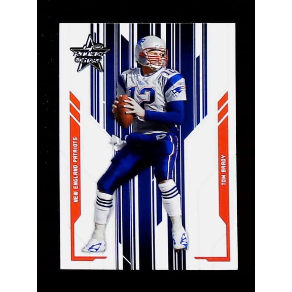 2005 Leaf Rookies and Stars #57 Tom Brady NFL Football Trading Card Patriots