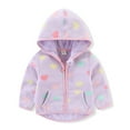 thumbnail image 2 of Vedolay Girls Winter Coat Winter Snowsuit Romper Hoodied Outwear Coat Jacket Purple,100, 2 of 2