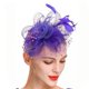 thumbnail image 1 of Qarigey Tocado de boda con flores para el pelo, estilo Retro, adorno Simple europeo, colgante de cabeza de compromiso multiusos Ropa, zapatos y accesorios Miscelánea Morado oscuro, 1 of 6