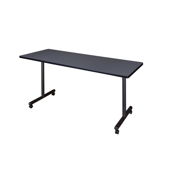 Kobe 72" x 24" Mobile Training Table- Grey