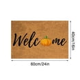 Fall Thanksgiving Decorative Door Mat Farmhouse Happy Fall Fuzzy