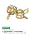 thumbnail image 4 of Uxcell ID 11.5mm 7/16inch Fuel Line Hose Clips,Pipe Clamps,Spring Hose Clamp,70Pcs, 4 of 7