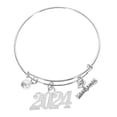 thumbnail image 1 of Pulsera con dijes de graduación, pulsera para mujer, brazalete graduado, decoración, pulsera de graduación 2024, 1 of 6