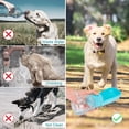 thumbnail image 2 of Botella de agua plegable para perros, botella de agua para perros de 280 ml, botella de agua portátil para perros para paseos al aire libre y viajes - Azul, 2 of 5