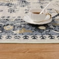 thumbnail image 3 of LOKHOM 5'x7' Boho Area Rug for Living Room, Non Slip Machine Washable Rugs Vintage Floor Carpet for Bedroom Dinning Room Kitchen, Beige Gray, 3 of 14