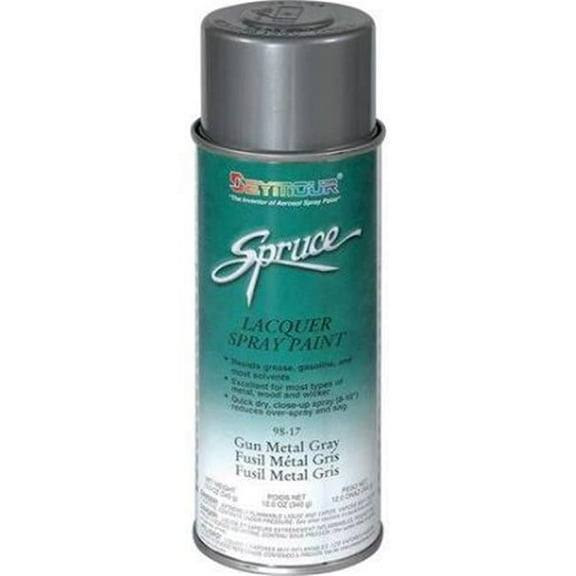 Seymour of Sycamore  Spruce Metallic Enamel Spray Paint Nickel - Gray