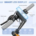 thumbnail image 4 of Electric Scooter for Adults - 350W Motor 10" Solid Tires, up to 19MPH E-Scooter with Dual Suspension, 4 of 7
